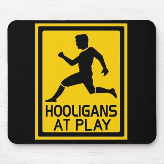 Hooligans bij het spelen muismat (Voorkant)