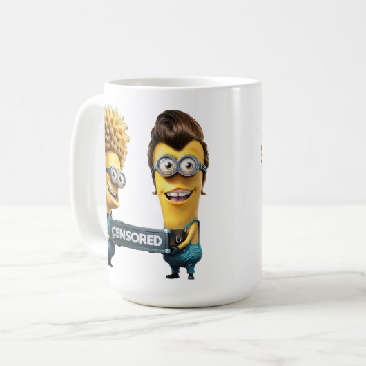 Hooligans minions koffiemok (Voorkant links)