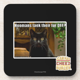 Hoomans maken daar bont af? bier onderzetter