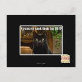 Hoomans maken daar bont af? briefkaart (Voorkant)