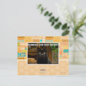 Hoomans maken daar bont af? briefkaart (Staand voorkant)