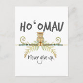 Ho'Omau Tiki Briefkaart (Voorkant)