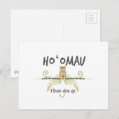 Ho'Omau Tiki Briefkaart (Voorkant / Achterkant)