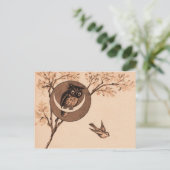 Hooot! Briefkaart (Staand voorkant)