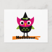 Hooot Owl Halloween T-shirts en Gifts Briefkaart (Voorkant)