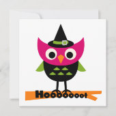 Hooot Owl Halloween T-shirts en Gifts Kaart (Voorkant)