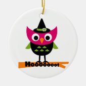 Hooot Owl Halloween T-shirts en Gifts Keramisch Ornament (Voorkant)