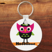 Hooot Owl Halloween T-shirts en Gifts Sleutelhanger (Voorkant)