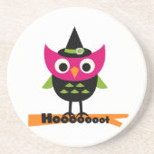 Hooot Owl Halloween T-shirts en Gifts Zandsteen Onderzetter (Voorkant)