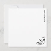 Hoop Abstract Modern Art Note Kaart Smilelines Notitiekaartje (Achterkant)