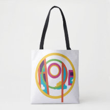 Hoop Abstracte Moderne Illustratie Canvas tas