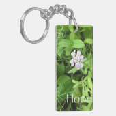 Hoop Acryl Rechthoek Sleutelhanger (Voorkant Links)