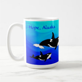 Hoop, Alaska Orcas - 15 oz. Combinatie-Mok Koffiemok