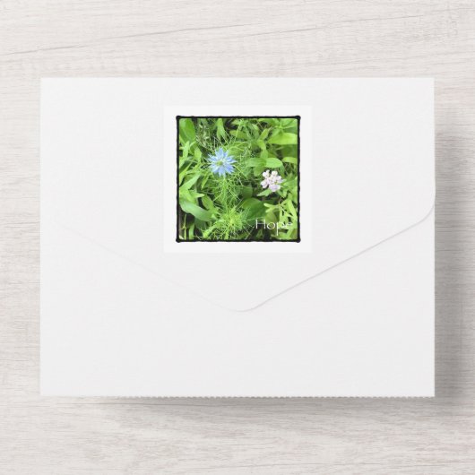 Hoop All In One Uitnodiging (Achterkant)