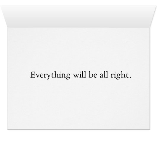 Hoop: Alles komt goed (Binenzijde Horizontaal (Onderkant))