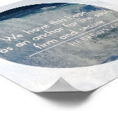 Hoop als Anchor Inspirerend Poster-Hebreeuws6:19 Poster (Hoek)