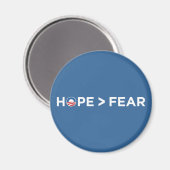 Hoop > Angst Obama 2008 Hoop gewonnen Magneet (Voorkant / Achterkant)
