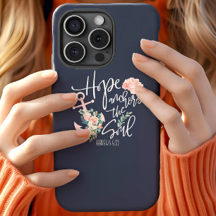 Hoop Ankert De Ziel Bloem Christelijk Case-Mate iPhone Case