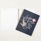 Hoop Ankert De Ziel Bloem Religieus Planner (Display)