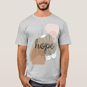 Hoop aquarel muurkunst t-shirt