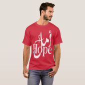 (Hoop) Arabisch & Engels T-shirt (Voorkant volledig)
