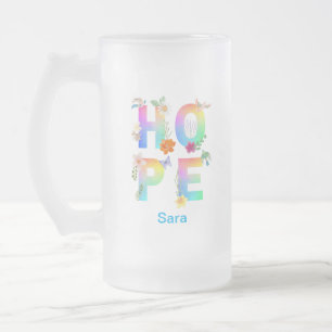 Hoop Artistiek Positief Motivatie Inspirerend Matglas Bierpul