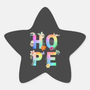Hoop Artistiek Positief Motivatie Inspirerend Ster Sticker