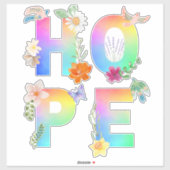 Hoop Artistiek Positief Motivatie Inspirerend Sticker (Vel)