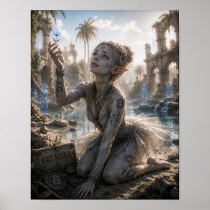 Hoop / Ballerina / Woestijnoase Poster