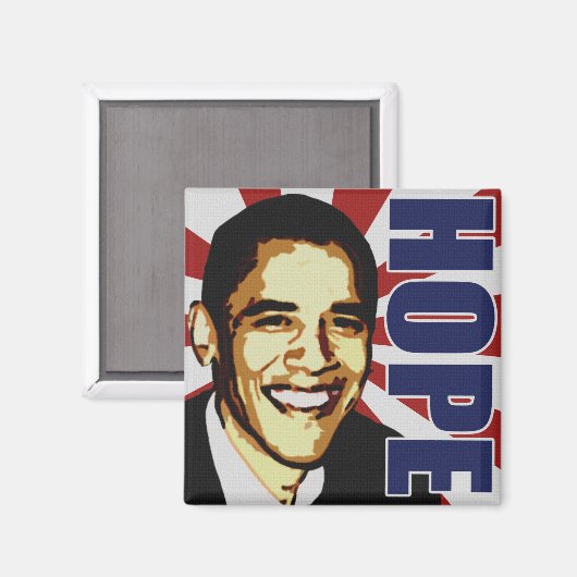 Hoop Barack Obama magneet (Voorkant / Achterkant)