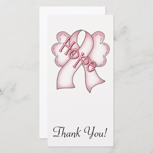 Hoop Bedankkaart (Voorkant / Achterkant)