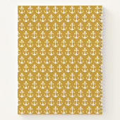 Hoop bevestigt het Brontijdschrift Scripting | Gou Notitieboek (Achterkant)