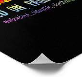 HOOP Bewaar pijn Eindigt depressie Geestelijke gez Poster (Hoek)