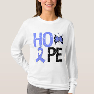 Hoop bewustzijn van oesofageale kanker t-shirt