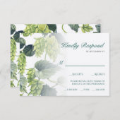 Hoop, Bierbruiloft Collectie RSVP Kaartje (Voorkant / Achterkant)