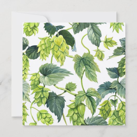 Hoop, Bierbruiloft douche Kaart (Achterkant)