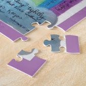 Hoop Bijbelse Waterverf van de Schrift van de Schr Legpuzzel (Zijkant)