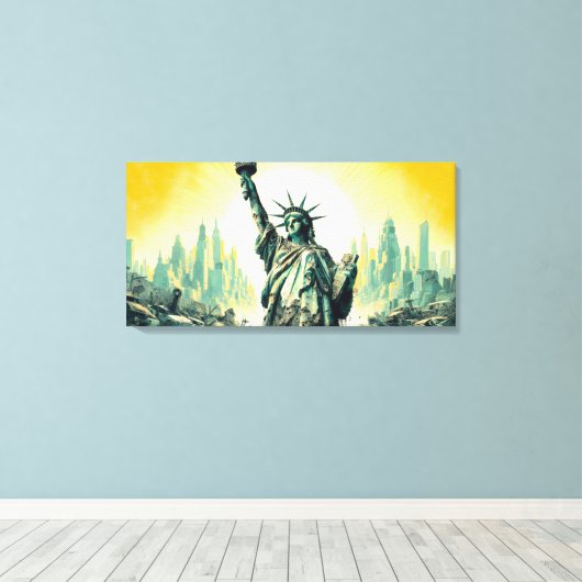 HOOP BLIJFT CANVAS AFDRUK (Insitu (Houten vloer))