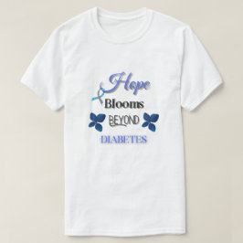 HOOP BLOEIT VERDER DAN DIABETES / UNISEX T-SHIRT