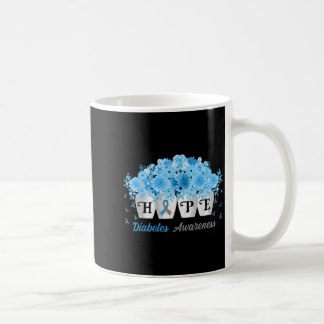 Hoop Bloemen Flessen Type 1 Diabetes Awareness Day Koffiemok