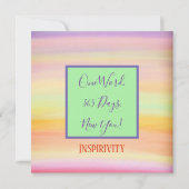 Hoop  Boho Aanmoediging Inspirerend Bedankkaart (Achterkant)