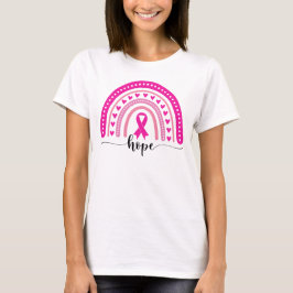 Hoop, Borstkanker lint, roze oktober T-shirt