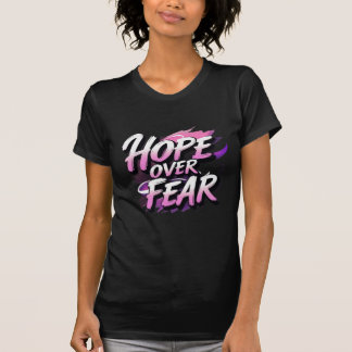 "Hoop boven angst" Borstelstreek Awareness T-shirt