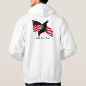 Hoop boven angst! capuchon hoodie (Achterkant)