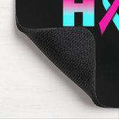 Hoop BRCA bewustzijn borstkanker roze lint Muismat (Hoek)