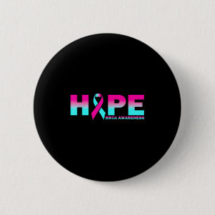 Hoop BRCA bewustzijn borstkanker roze lint Ronde Button 5,7 Cm