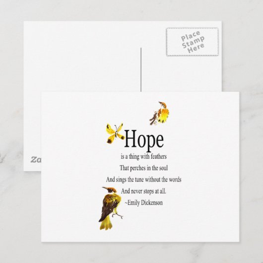 Hoop Briefkaart (Voorkant / Achterkant)