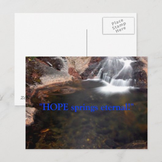 HOOP... BRIEFKAART (Voorkant / Achterkant)