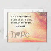 Hoop Briefkaart (Voorkant / Achterkant)