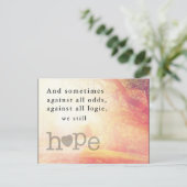 Hoop Briefkaart (Staand voorkant)